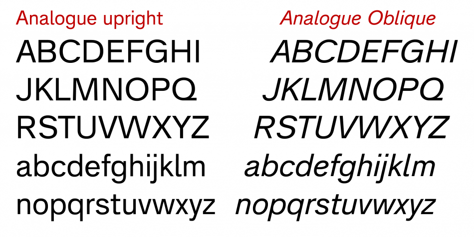 Example font Analogue Pro 86 #2